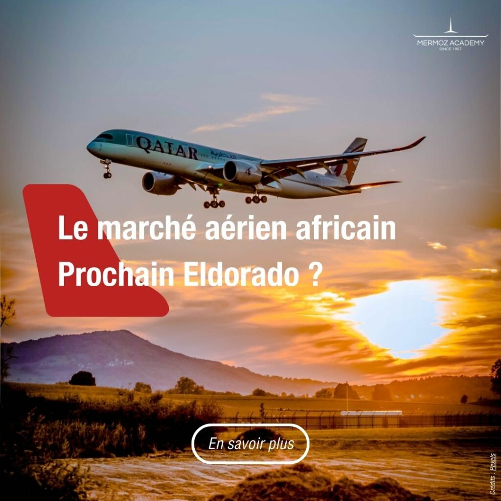 avion au décollage au couché de soleil - avion compagnie Africaine